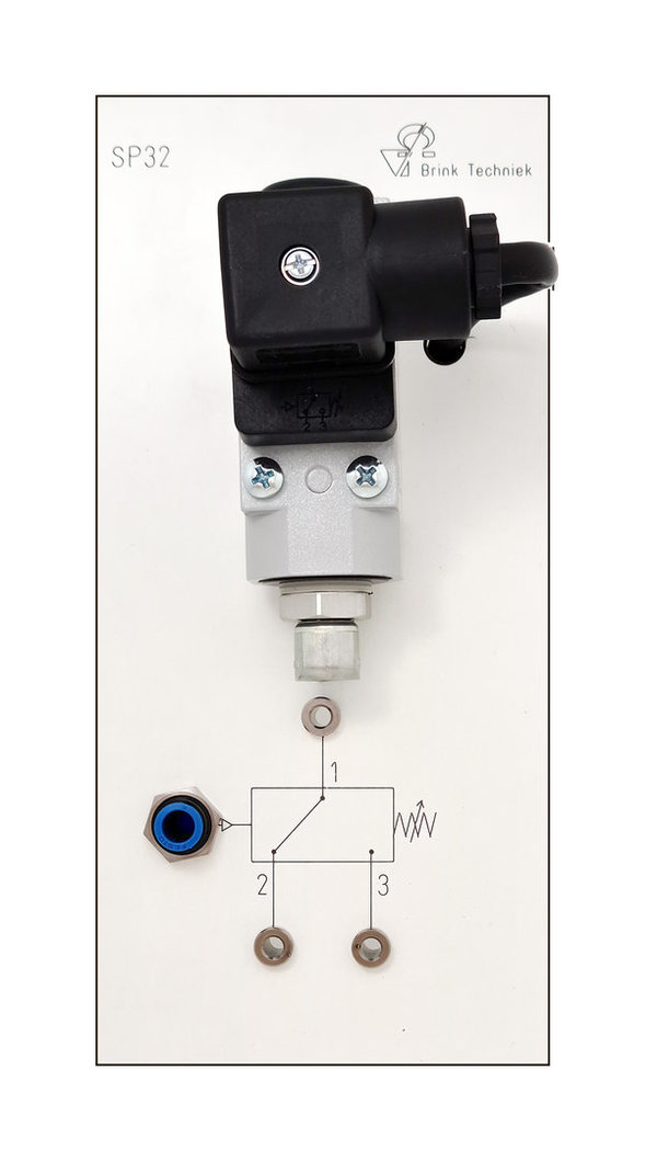 Paneel SP32 Instelbare drukschakelaar en manometer