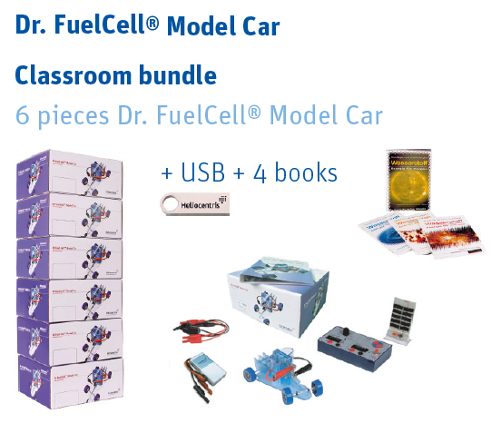 Heliocentris Dr. FuelCell model car,  waterstofauto compleet  6 units pack